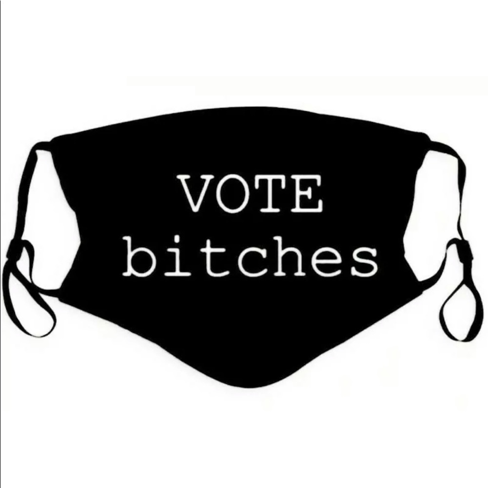 Vote Bitches  face mask  — seen on Celebrity